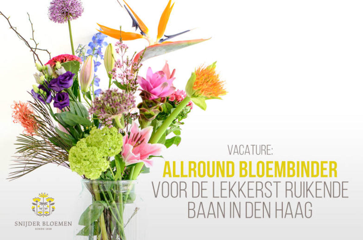 Vacature allround bloembinder