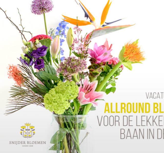 Vacature allround bloembinder